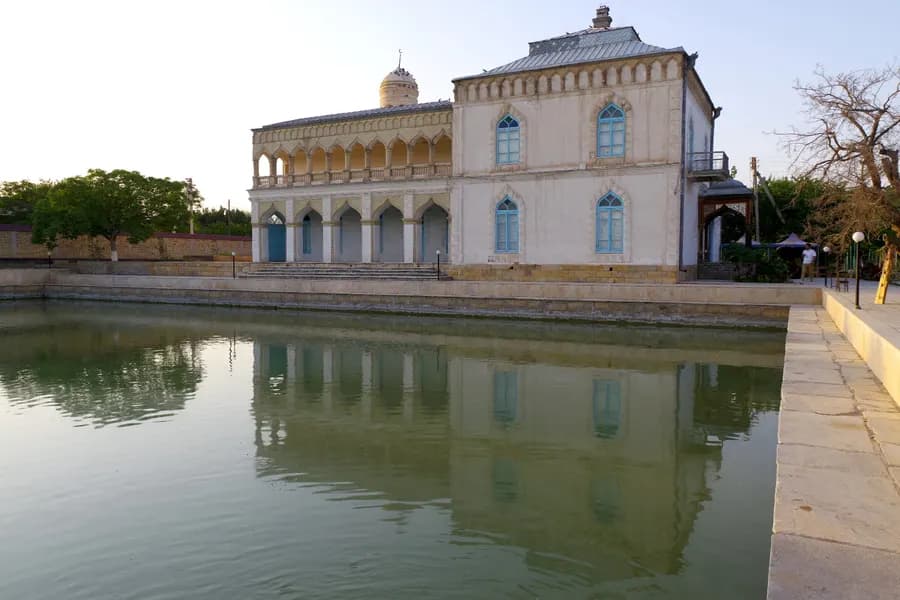 Palace garden and rooms