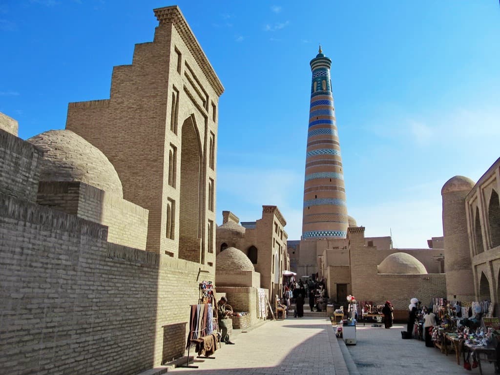Khiva desert camp night