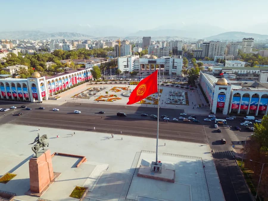 Osh Bazaar in Bishkek
